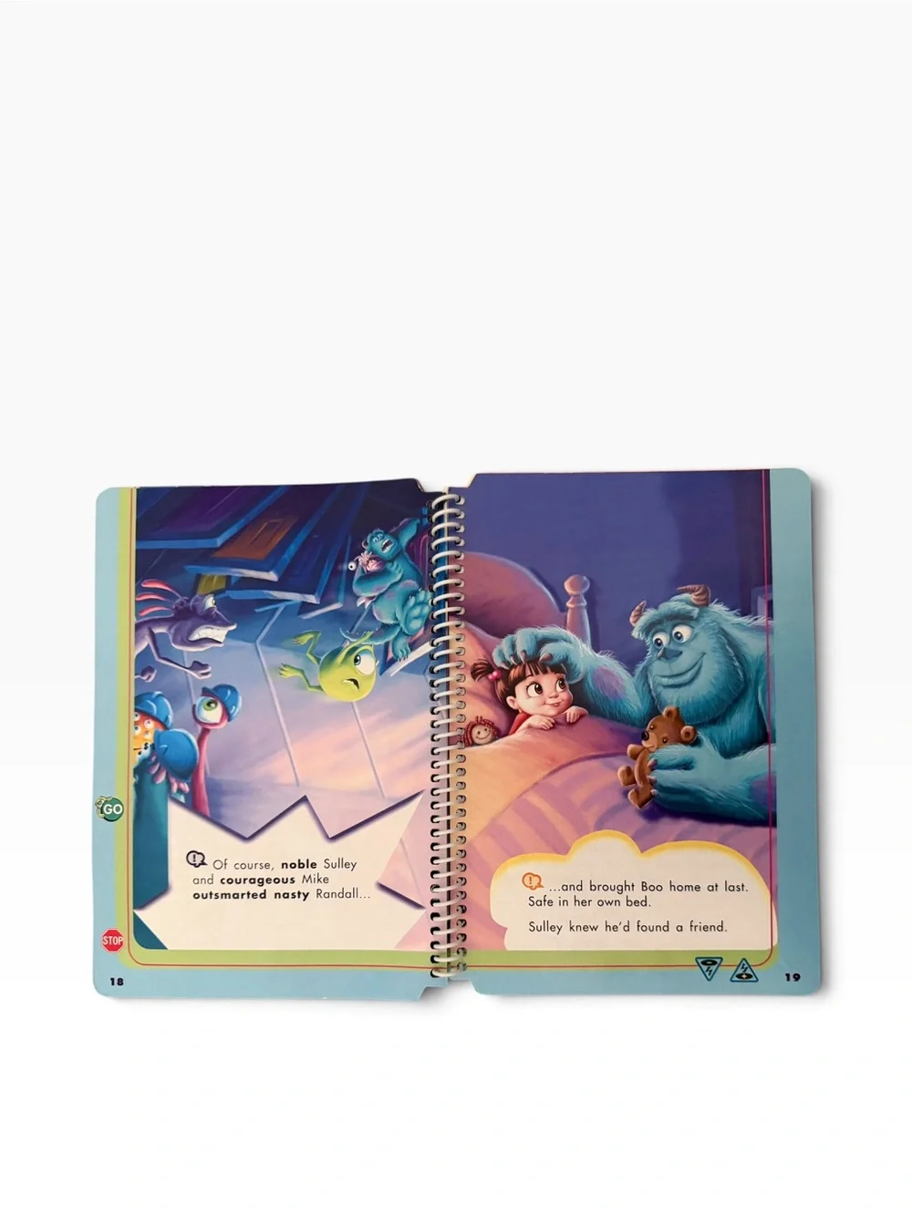 Disney Pixar's Monsters, Inc. Grades 1-3 LeapPad Book & Cartridge set